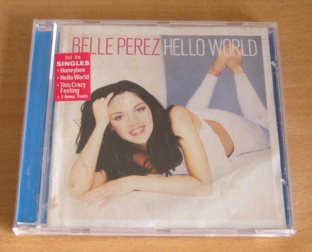 Full cd: Belle Perez : Hello World + Bonus tracks - getekend, Ophalen of Verzenden, Zo goed als nieuw