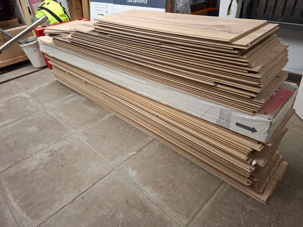 Revêtement de sol stratifié Prisma 732 10+ m² comme neuf, Maison & Meubles, Parquet, Beige, 10 à 25 m², Comme neuf