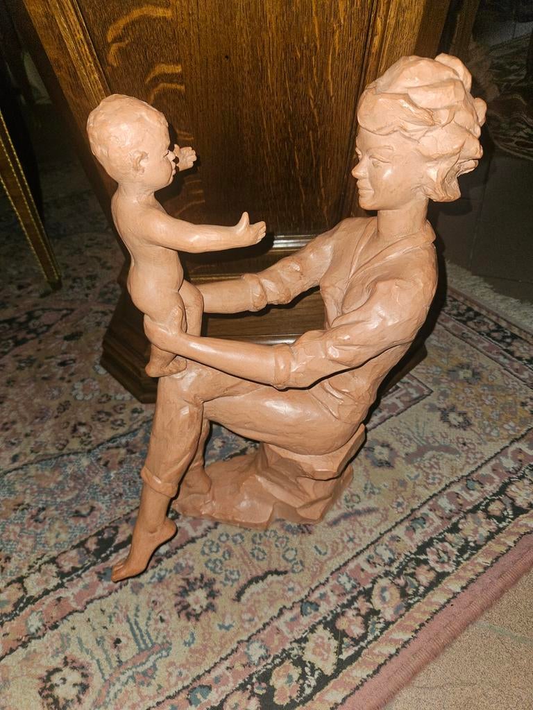 Statue en terre cuite, Antiquités & Art, Enlèvement
