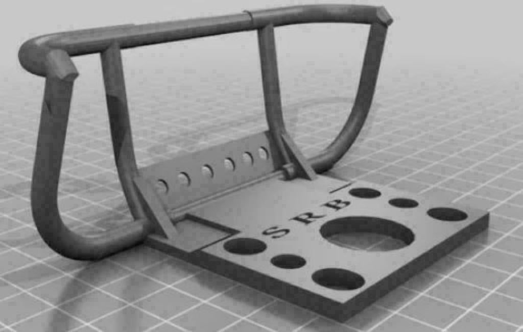 Tamiya SRB Sand Scorcher Custom Pare-choque Avant, Enlèvement ou Envoi, Neuf, Échelle 1:10, Pièce