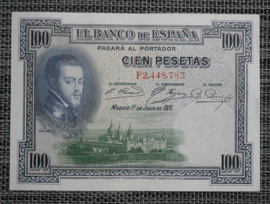 Billet 100 Pesetas Espagne 1925, Enlèvement ou Envoi, Autres pays, Série