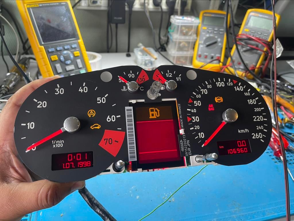 Compteur AUDI TT MK1 reconditionnement & révision, Audi