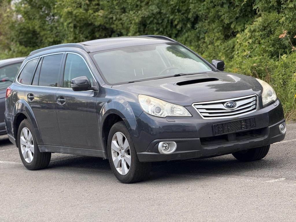 SUBARU LEGACY 2.0 DIESEL 208996 KM 4x4, Auto's, 4 cilinders, Legacy, Blauw, Leder