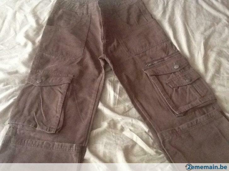 Pantalon marron à 7 poches, Neuf, Garçon, Pantalon
