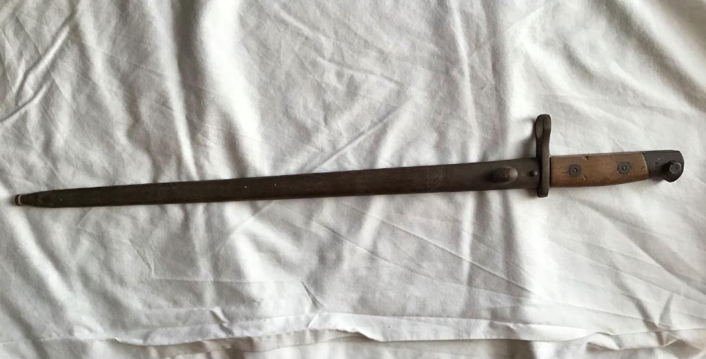 Baïonnette belge modèle 1916, Collections, Objets militaires | Général, Enlèvement ou Envoi, Armée de terre