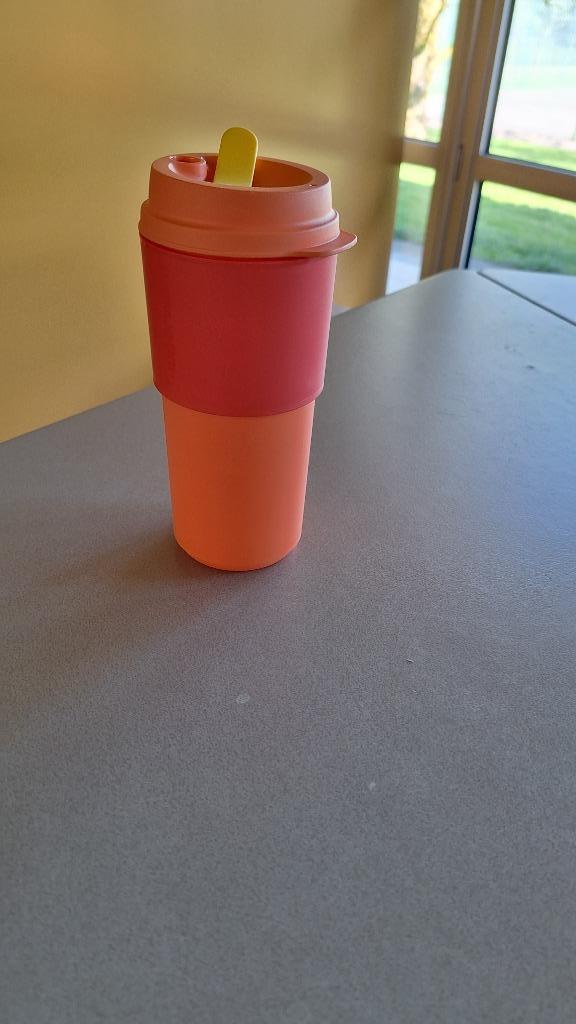 Tupperware Eco Coffee Cup koffie tas voor onderweg ex demo, Huis en Inrichting, Keuken | Tupperware, Ophalen of Verzenden, Zo goed als nieuw