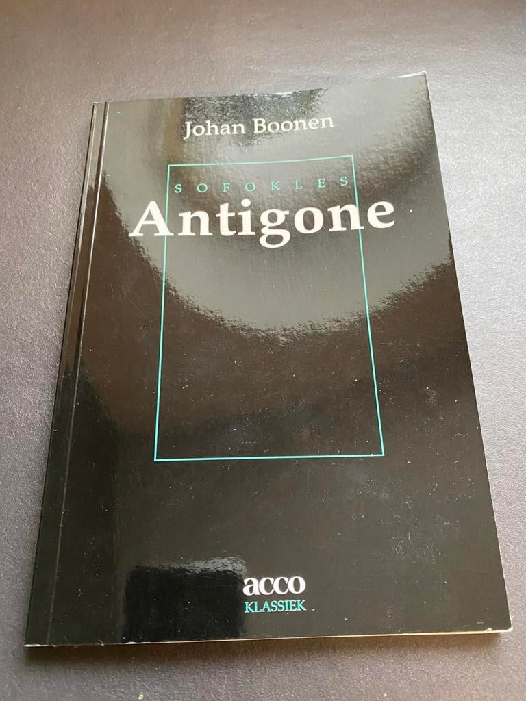 Sofokles Antigone Johan Boonen acco klassiek, Livres, Enlèvement, Comme neuf