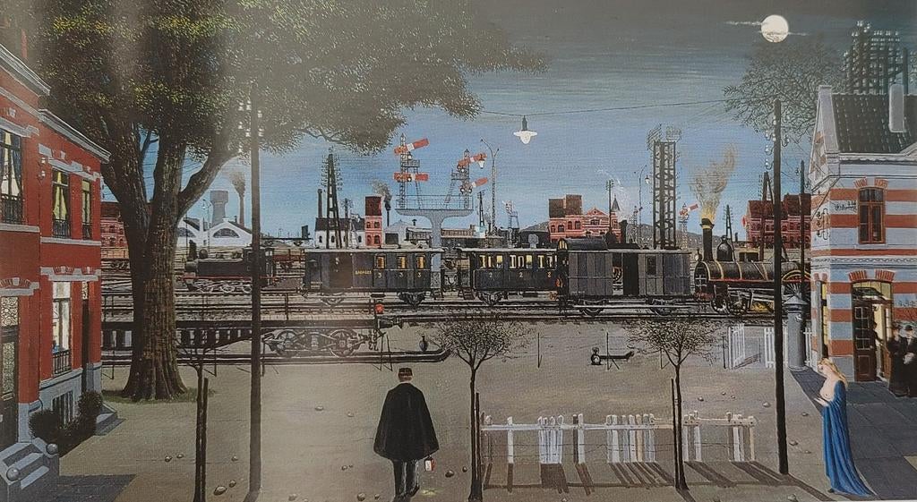 Poster van Paul Delvaux., Ophalen
