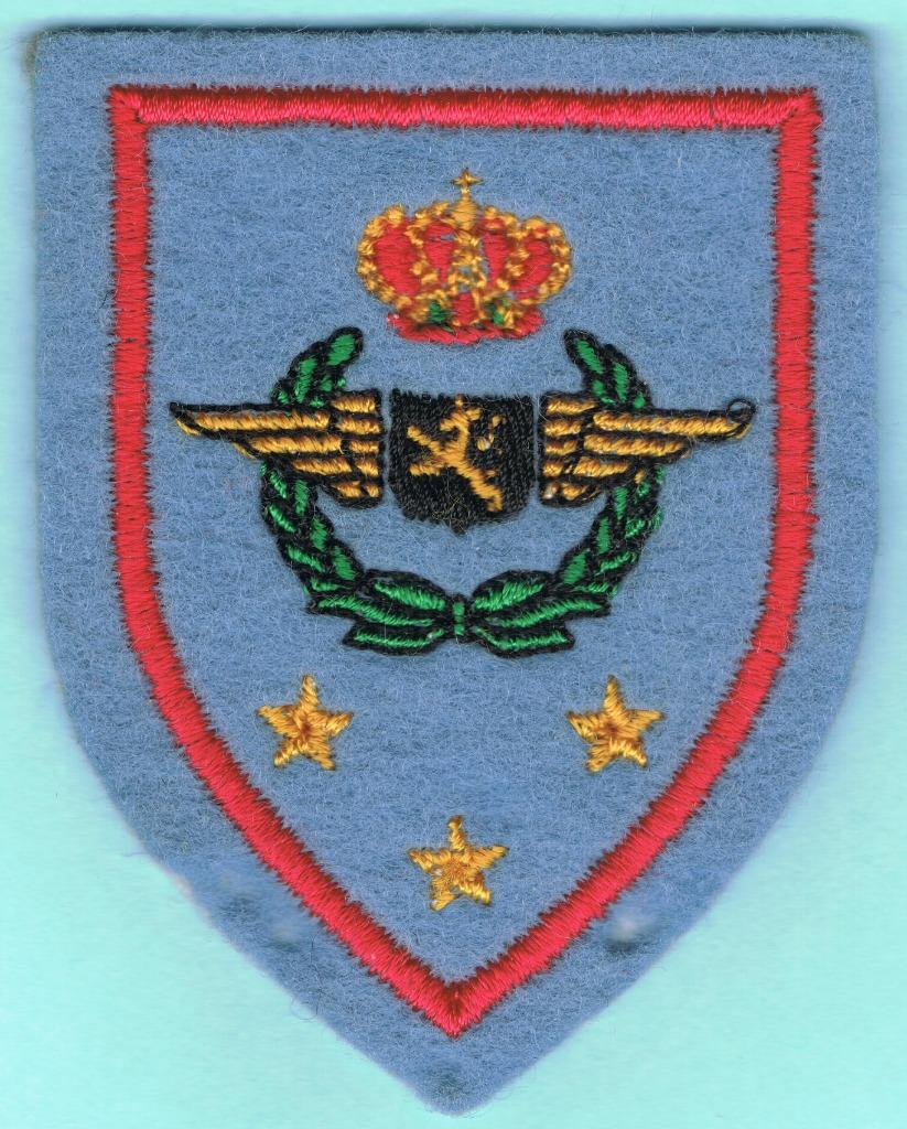Belgian Air Force Sleeve Insignia ( MS33 ), Ophalen of Verzenden, Luchtmacht, Embleem of Badge