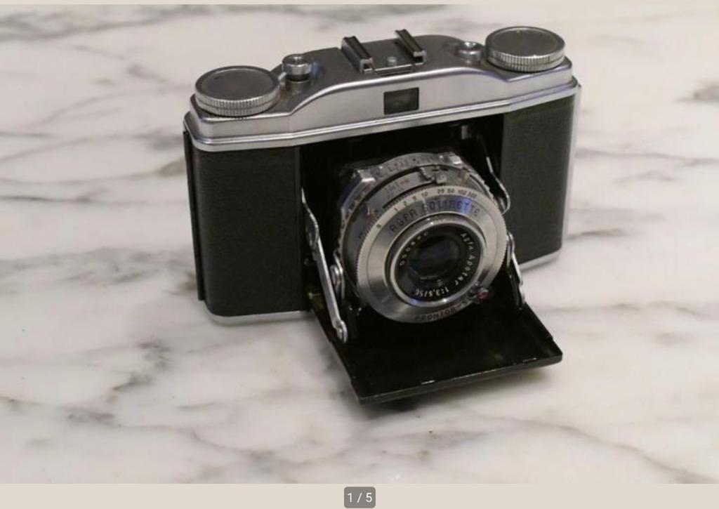Agfa Solinette II avec Apotar 50/3.5 et sac, Enlèvement ou Envoi, 1940 à 1960, Appareils photo