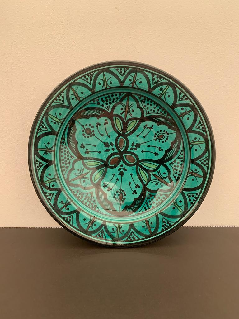 Assiette Céramique Orientale, Enlèvement ou Envoi