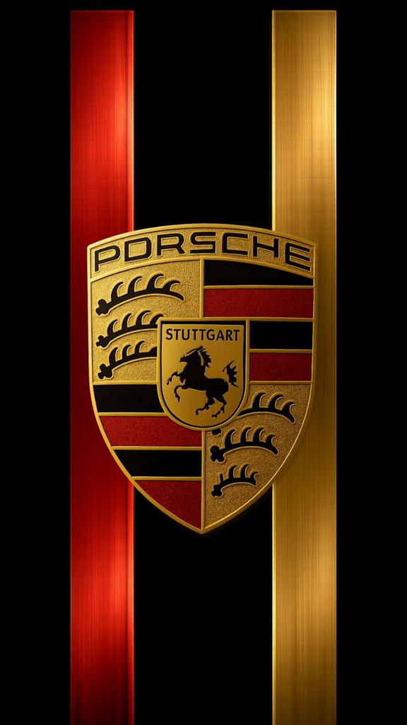 Metalen reclamebord Porsche logo - retro vintage mancave, Verzamelen, Ophalen of Verzenden, Zo goed als nieuw, Reclamebord