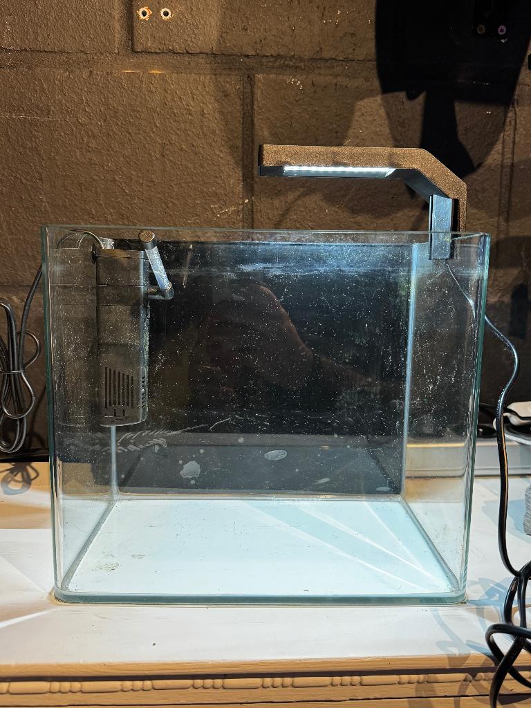 nano cube aquarium, Dieren en Toebehoren, Ophalen, Gebruikt, Leeg aquarium
