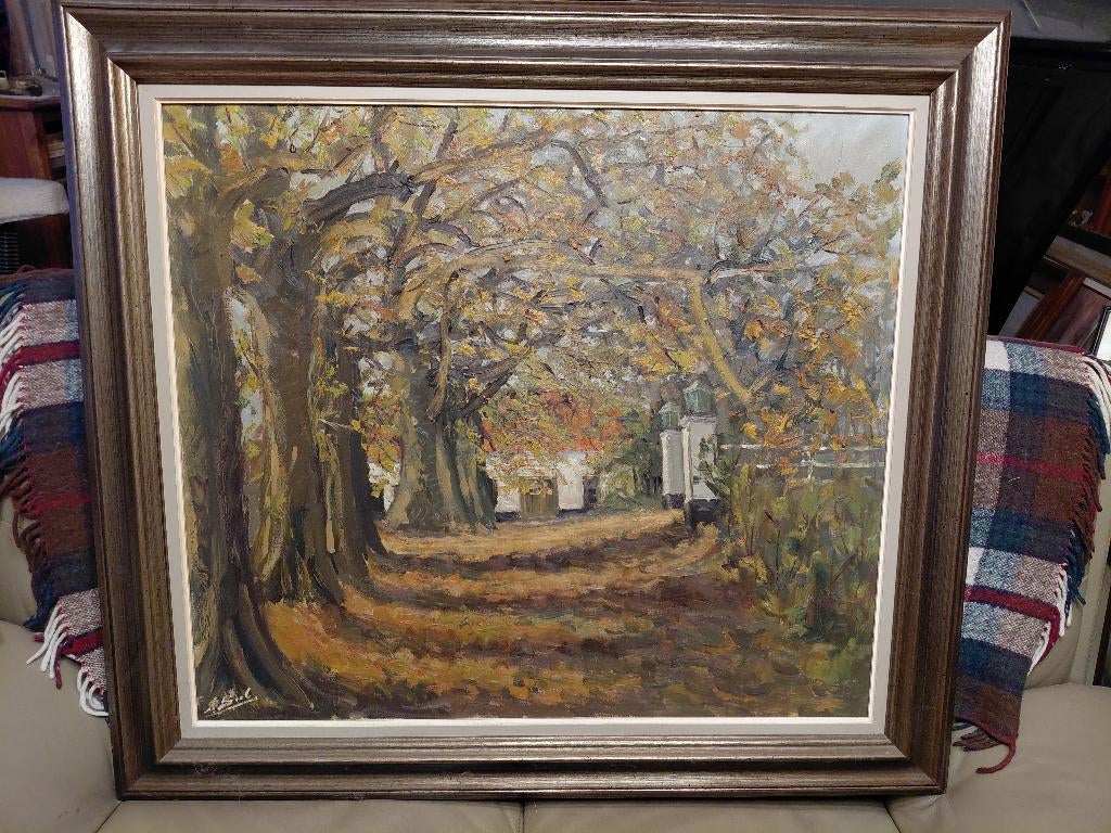 Leon Beel olie op doek schilderij Wakken, Antiek en Kunst, Ophalen