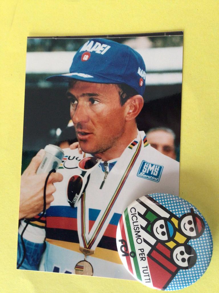 Wk wielerfoto team mapei johan museeuw, Verzenden