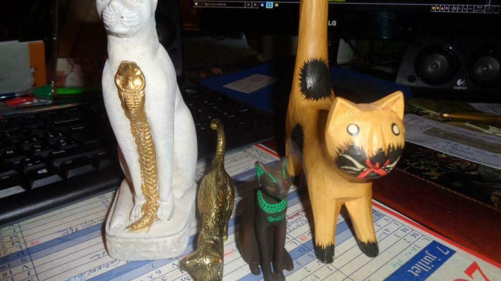 COLLECTION CHATS, Collections, Collections Animaux, Enlèvement ou Envoi, Neuf, Chien ou Chat, Statue ou Figurine
