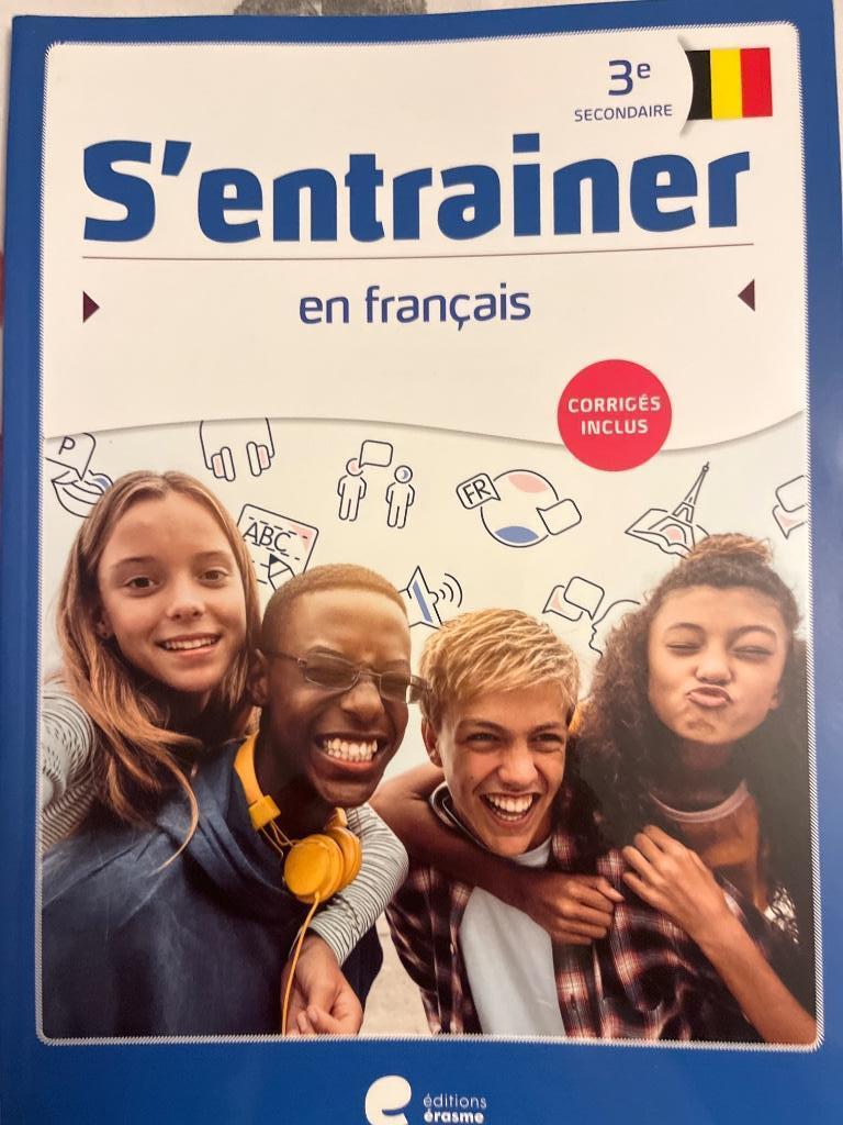 4€.S’entraîner en français 3 ième secondaire / Erasme., Neuf, Erasme, Français, Enlèvement