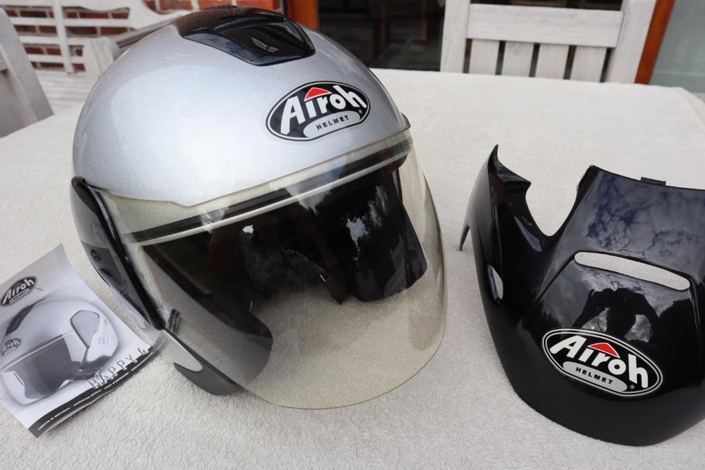 Motor helm Airoh Type Happy, Motoren, Dames, L, Nieuw met kaartje, Overige merken