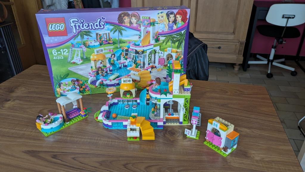 Lego 41313 La piscine d'Heartlake city, Ophalen of Verzenden, Zo goed als nieuw, Complete set, Lego