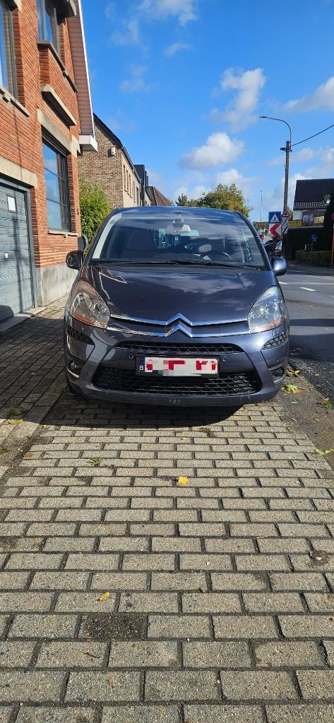 Citroen c4 picasso exclussive, Auto's, Citroën, Beige, 4 cilinders, Blauw, 5 zetels