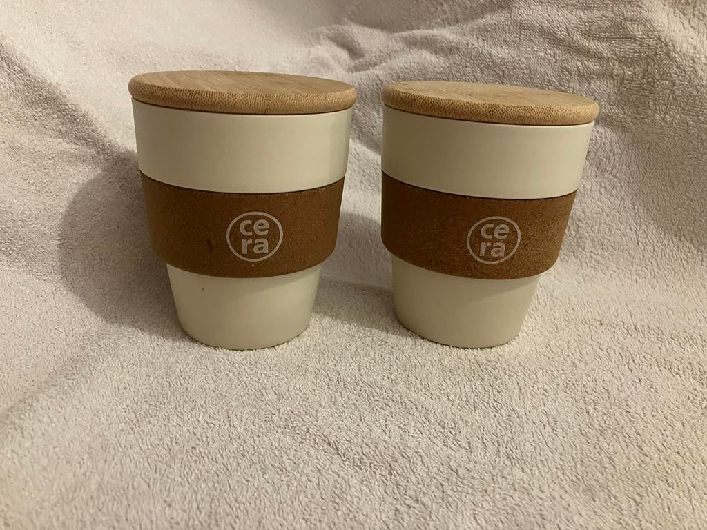 Gobelet ou tasse écologique en bambou et liège, Enlèvement ou Envoi, Comme neuf
