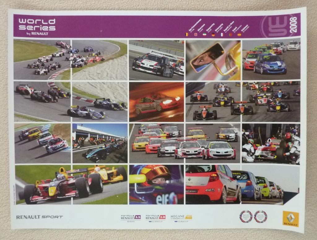 Duo poster Renault Sport World Series, Verzamelen, Ophalen of Verzenden, Nieuw, Formule 1