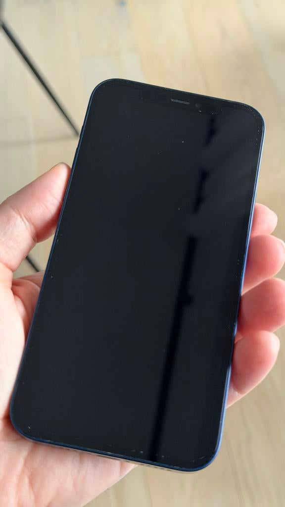 IPHONE 12 128GB BLAUW, Telecommunicatie, Mobiele telefoons | Apple iPhone, Ophalen, 75 %, Blauw, IPhone 12