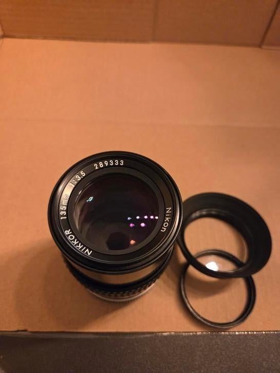 Nikon Nikkor 135mm 1:3.5 lens, Audio, Tv en Foto, Ophalen of Verzenden, Zo goed als nieuw, Nikon
