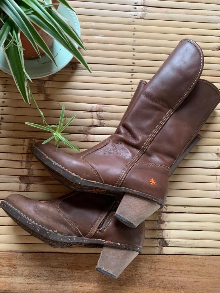 botjes arte, Kleding | Dames, Bruin, Lage of Enkellaarzen, Ophalen of Verzenden, Zo goed als nieuw