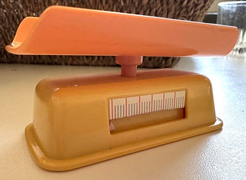 Vintage Simba speelgoed, babyweegschaal, Gebruikt