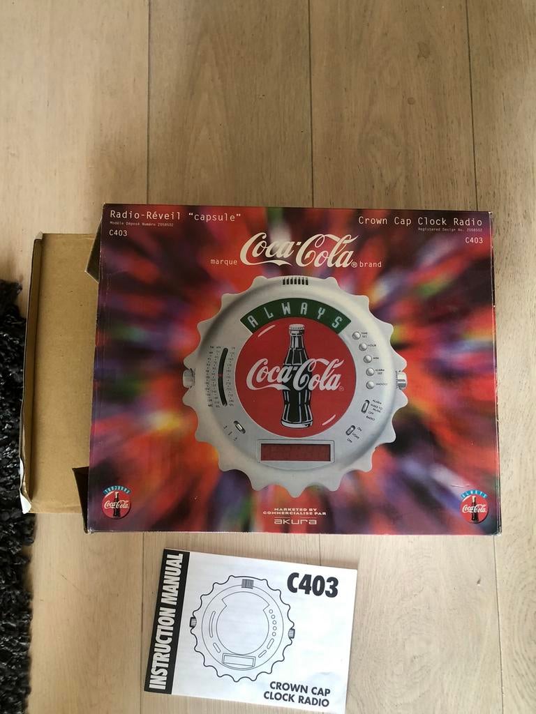 Klok Coca-Cola., Ophalen, Zo goed als nieuw