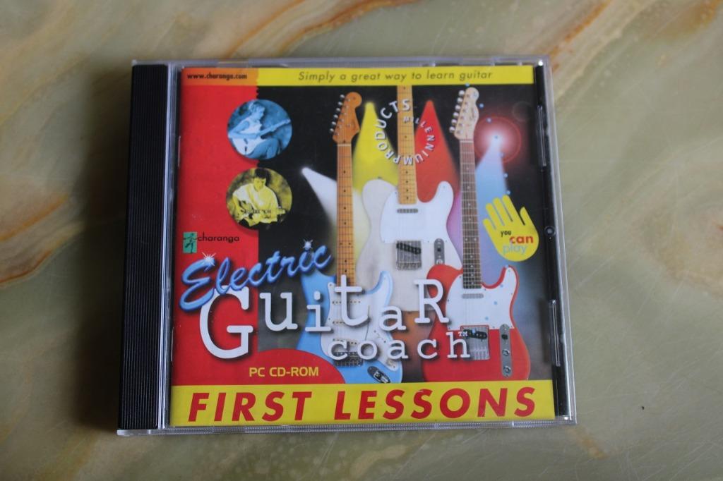 Pc cd-rom Electric guitar coach - first lessons, Games en Spelcomputers, Games | Pc, 1 speler, Ophalen of Verzenden, Gebruikt