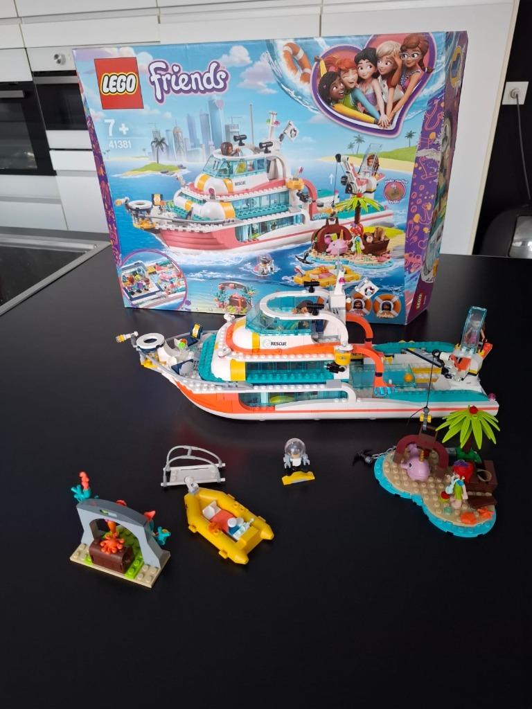 Lego Friends 41381 reddingsboot, Kinderen en Baby's, Speelgoed | Duplo en Lego, Zo goed als nieuw, Lego, Complete set, Ophalen