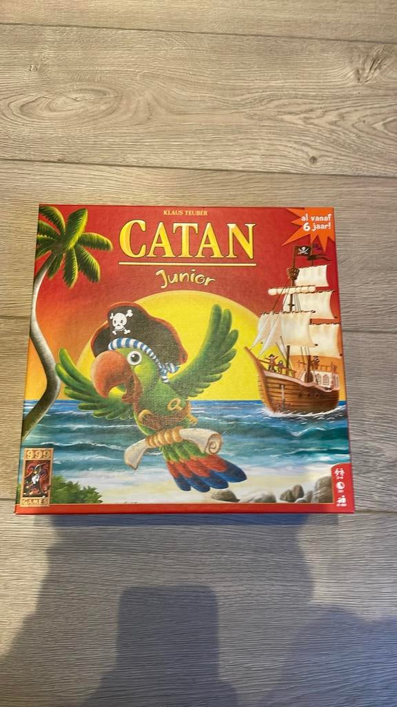 Gezelschapsspel Catan junior !als nieuw!, Hobby en Vrije tijd, Ophalen of Verzenden, Zo goed als nieuw