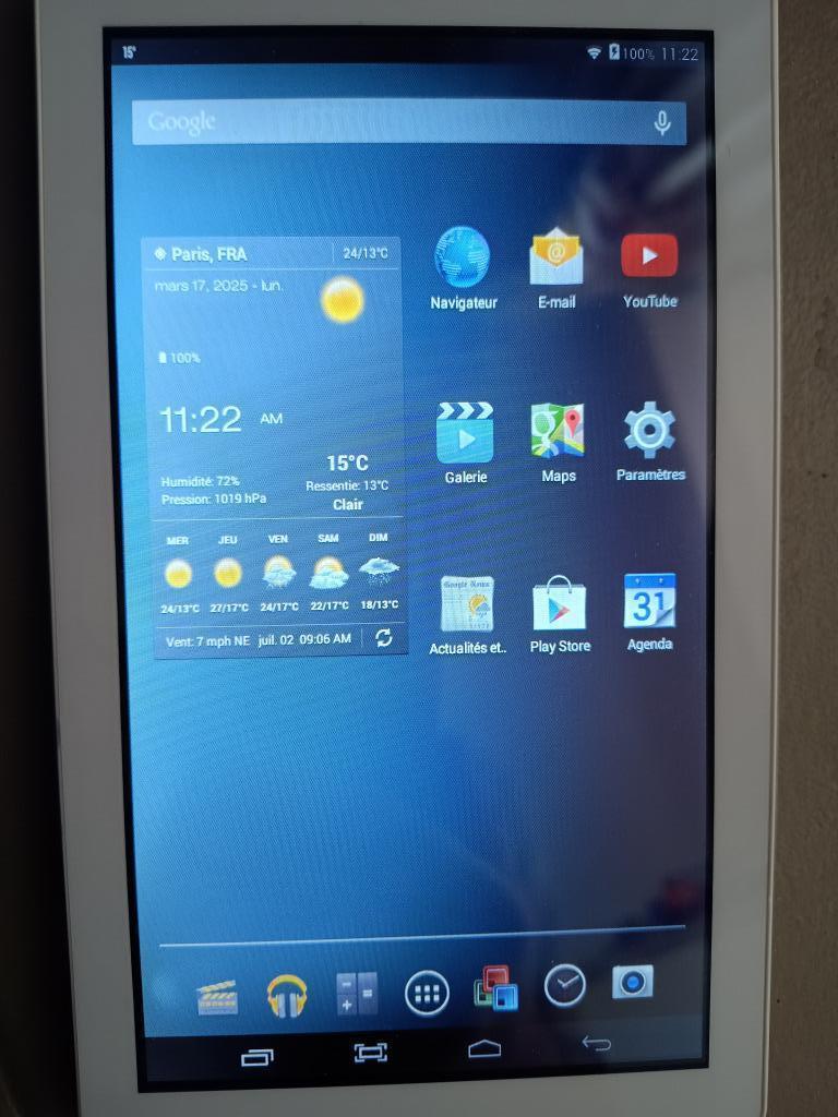 klipad 7" tablet android, Gebruikt, 7 inch of minder, Klipad, Wi-Fi