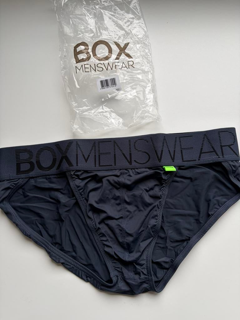 Boîte en microfibre Tanga, Envoi, Gris, Slip