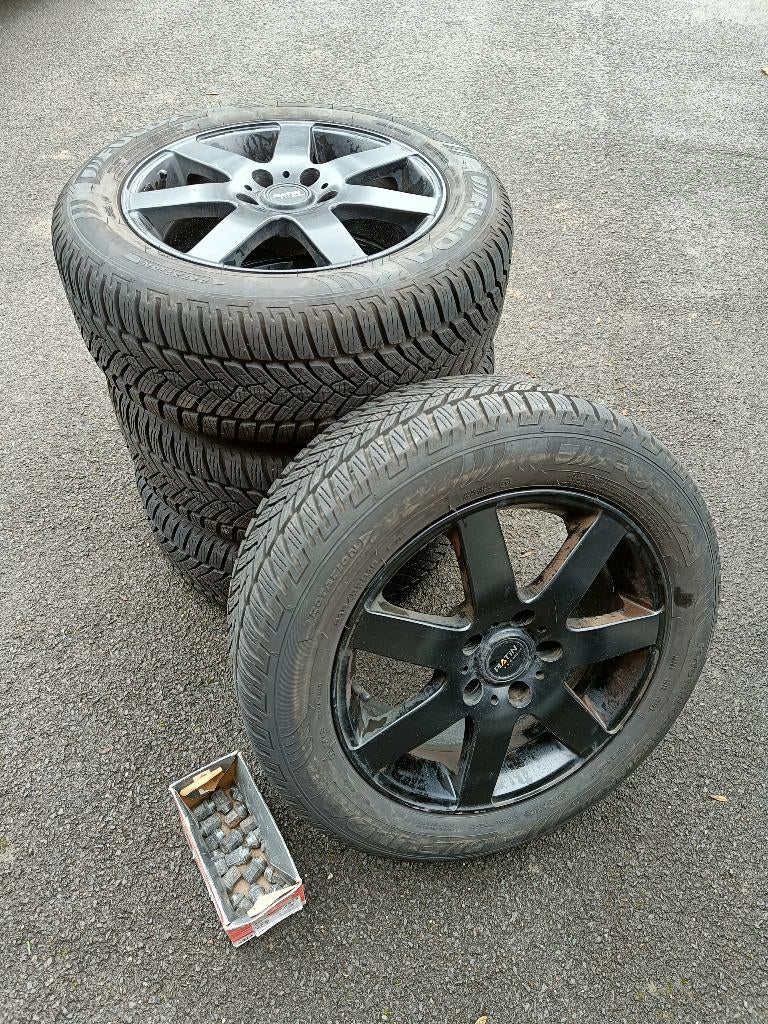 4x Pneus Fulda 215/55R16 97H + Jantes Platin KBA 47443, 16 pouces, Véhicule de tourisme, Pneu(s), Enlèvement