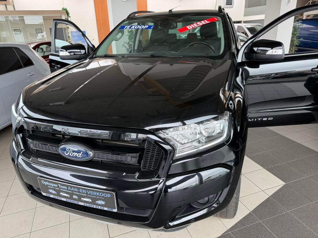 Ford ranger limited 35.223km 3.2d Lichte vracht   euro 6b, Auto's, Bestelwagens en Lichte vracht, Bedrijf, Te koop, ABS, Airbags