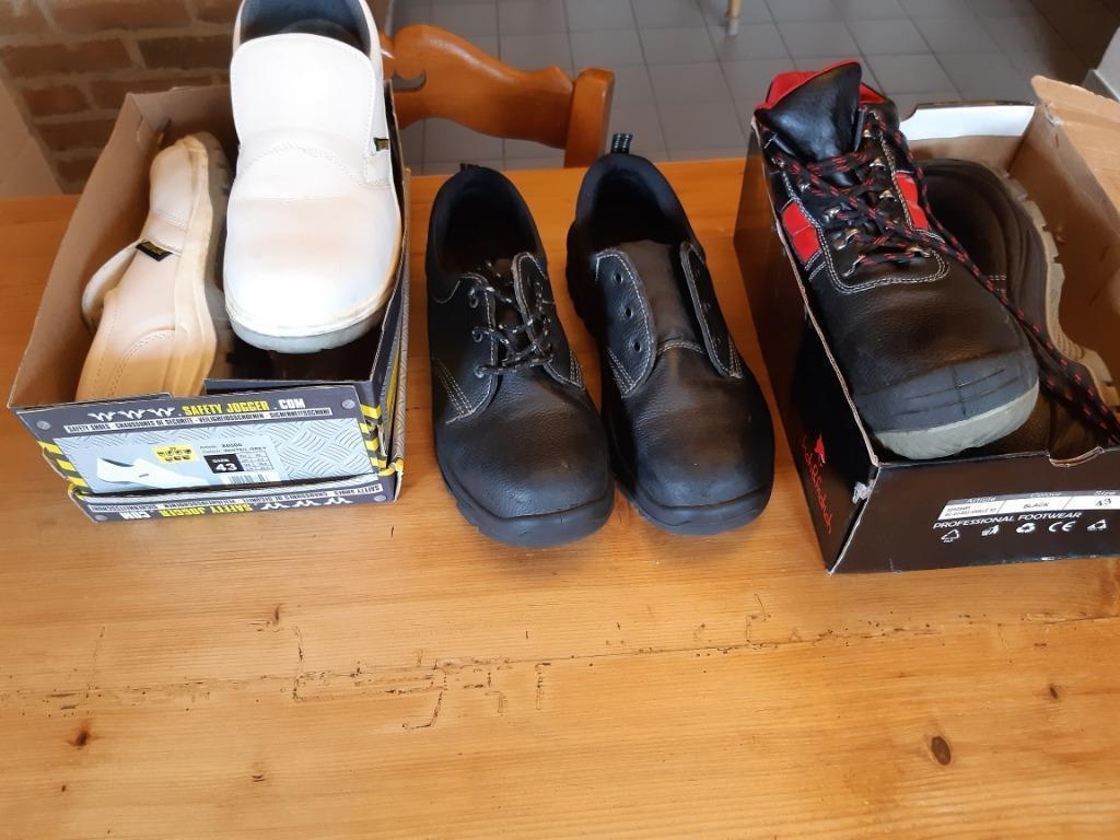 werkschoenen maat 43 witte model, Enlèvement