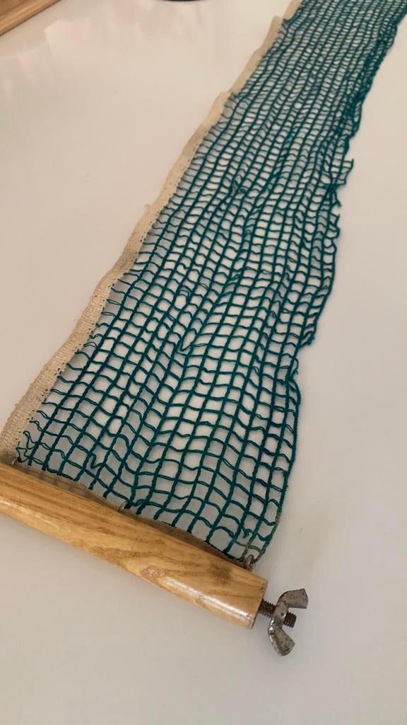 Ping-pong net vintage, Sport en Fitness, Tafeltennis, Ophalen of Verzenden, Gebruikt