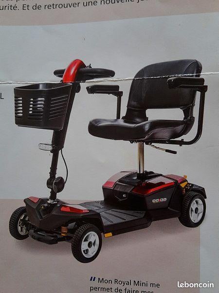 Fauteuil Roulant électrique Scooter ROYAL MINI 4 ROUES, Envoi, Utilisé, Fauteuil roulant électrique