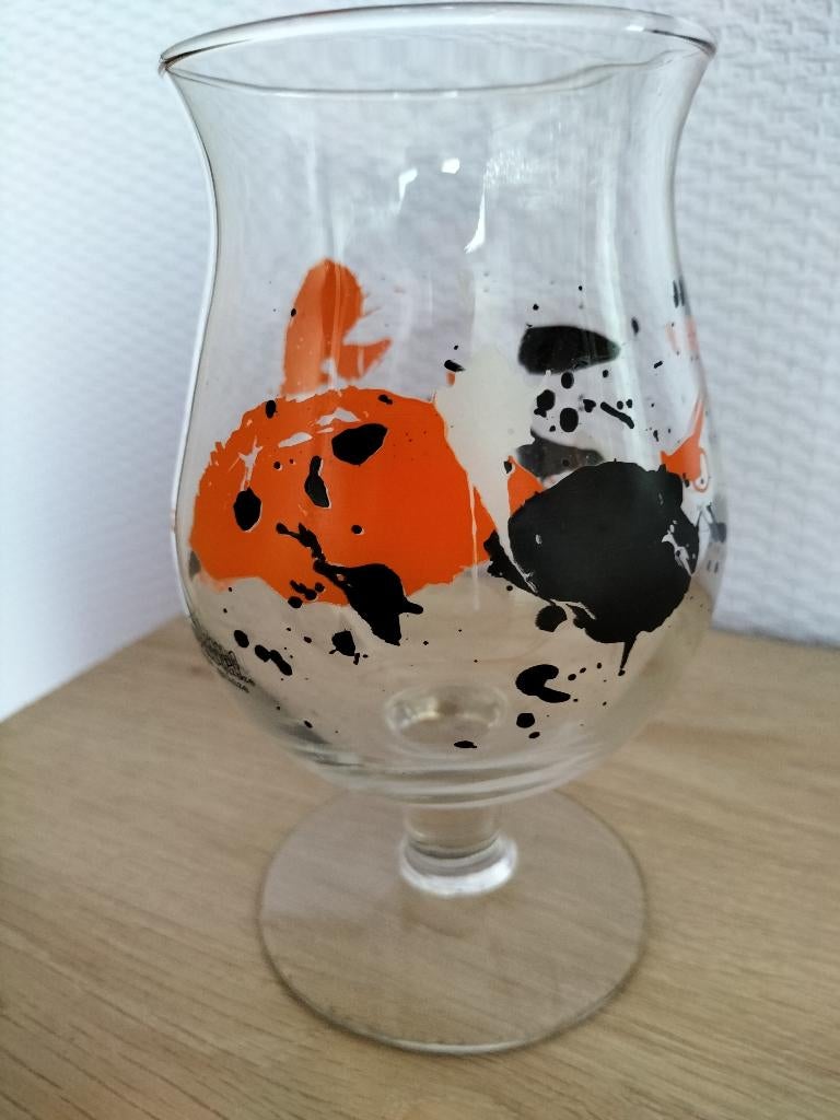 Duvelglas. Arne Quinze, Ophalen of Verzenden, Zo goed als nieuw, Glas of Glazen, Duvel