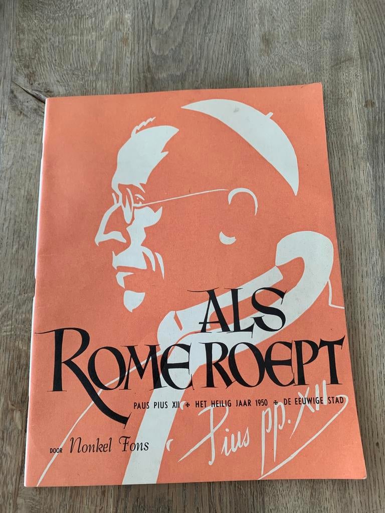 Als Rome Roept. Nonkel Fons, Collections, Religion, Enlèvement ou Envoi, Comme neuf, Livre, Christianisme | Catholique