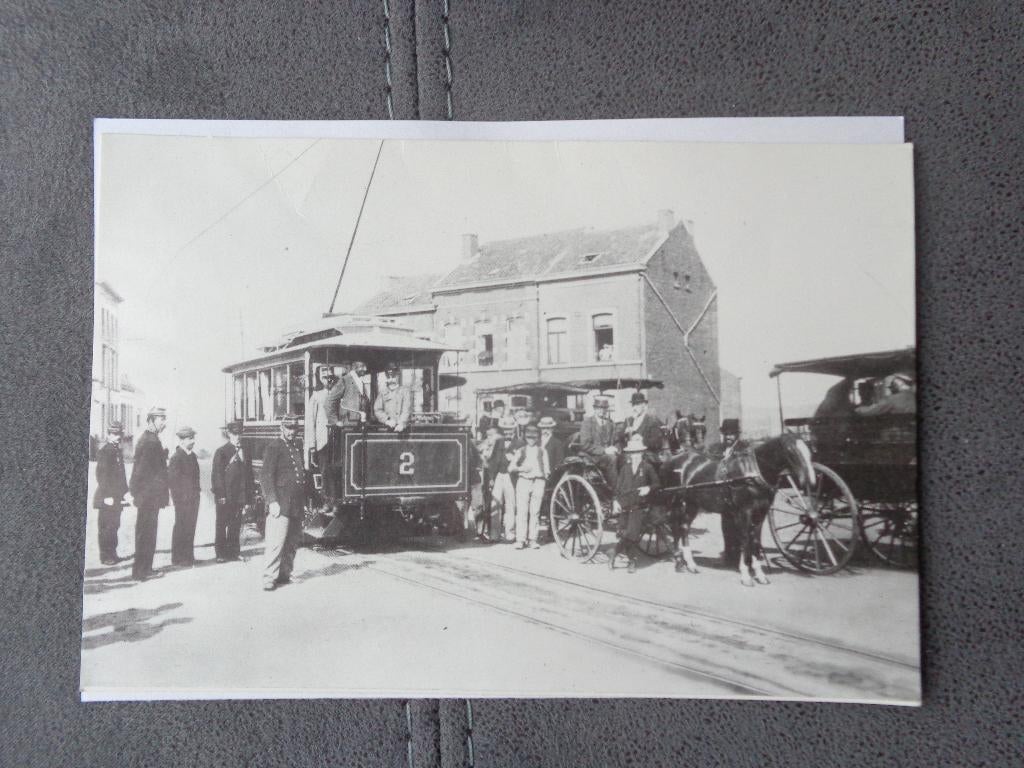 1 cp Liège la motrice de Cointe vers 1898, Enlèvement, Liège