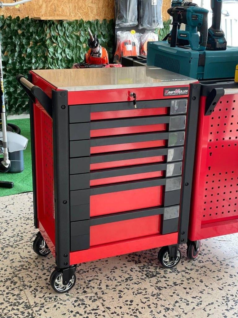 Servante d'atelier Inox KraftMüller Nouveau modèle 263 pc, Ophalen, Nieuw