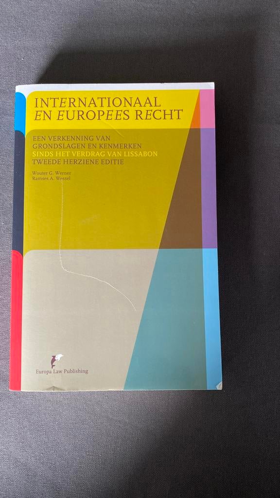 Wouter G. Werner - Internationaal en Europees Recht, Ophalen of Verzenden, Zo goed als nieuw, Wouter G. Werner; Ramses A. Wessel