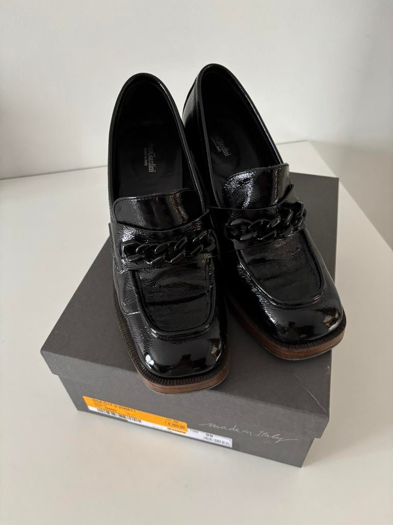 Zwarte moccasins hakken nero giardini, Nero giardini, Zwart, Ophalen of Verzenden, Zo goed als nieuw
