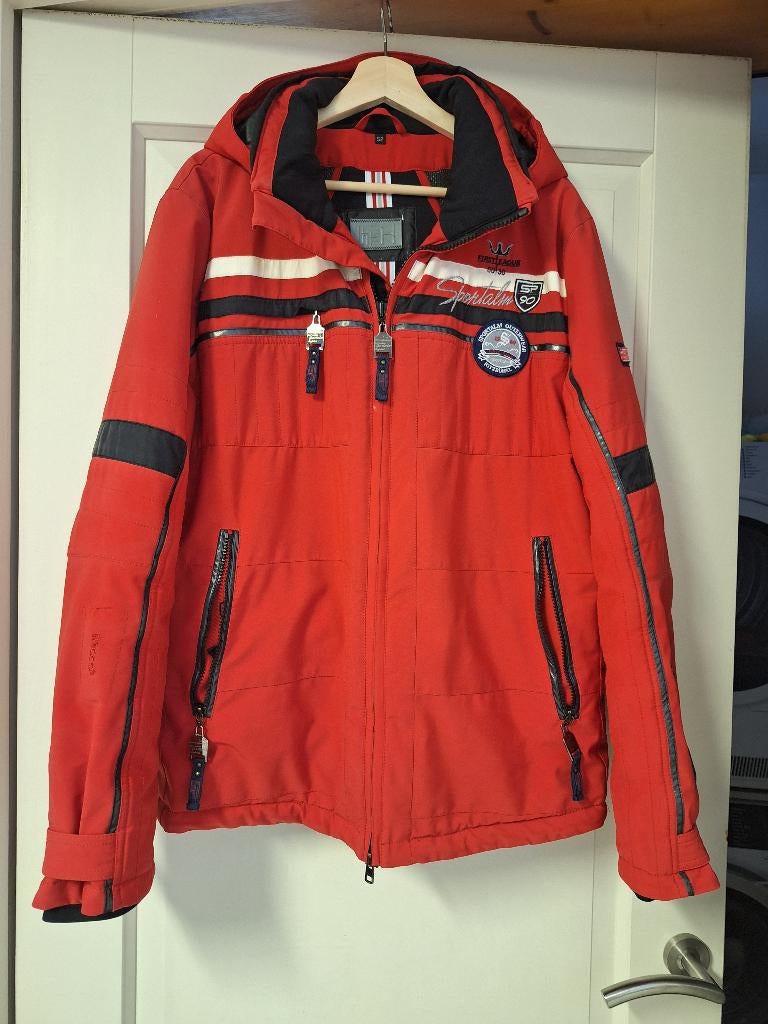 winter jas, Ophalen of Verzenden, Zo goed als nieuw, Maat 52/54 (L), Rood