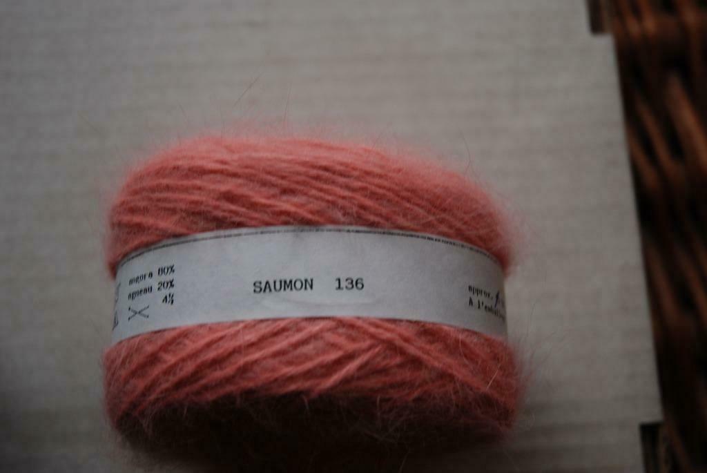 pelote laine angora 80 % , couleur saumon 136 , par 50 grs, Hobby & Loisirs créatifs, Tricot & Crochet, Envoi, Neuf, Tricot, Aiguille