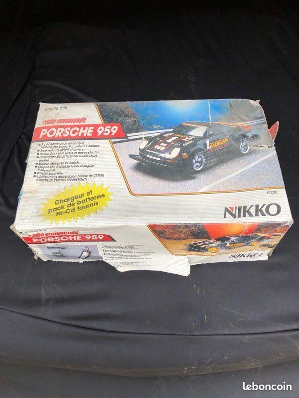 Porsche 959 vintage, Ophalen of Verzenden, Gebruikt, Schaal 1:10